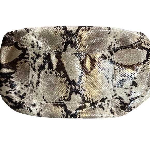 Francesco Biasa Dauphine Bag in Snakeskin Embossed Leather NWT - Picture 6 of 12